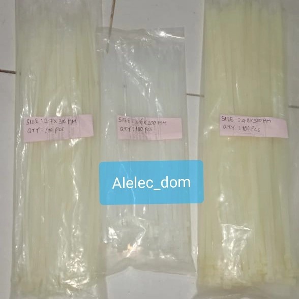 

langsung order saja] Kabel Ties 2,7x300mm / 3,6x200mm / 4,8x300mm / cable tie