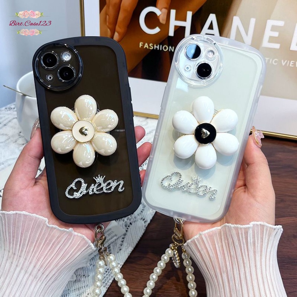 GC11 SOFTCASE POP FLOWER LANYARD FOR VIVO Y12 Y15 Y17 Y15S Y01 Y16 Y02 Y20 Y12S Y20I Y21 Y21S Y33S Y21A Y22 Y30 Y50 Y35 Y71 Y75 T1 Y81 Y81C Y83 Y91 Y93 Y95 Y91C Y1S V5 V5S LITE Y66 Y67 V25 V25E S15 PRO BC7102