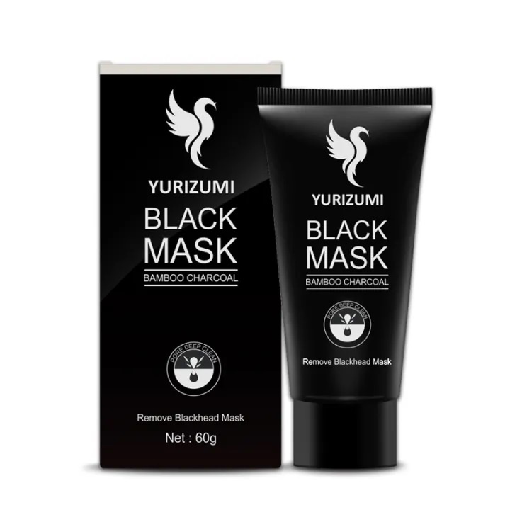 Hope Store - Makser Komedo Black Mask By Yurizumi Masker Wajah Pembersih Komedo Dan Jerawat