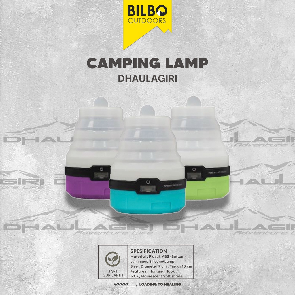DHAULAGIRI CAMPING LAMP 159 LAMPU CAMPING TENDA