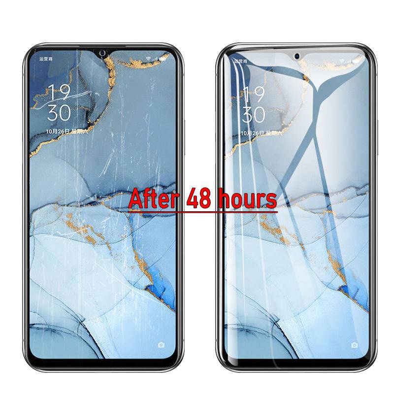 4pcs Film Hydrogel Untuk OPPO Realme 10 9 8 7 6 Pro Plus Pelindung Layar Untuk OPPO Realme 9i 8i 6i V21 V23 V25 Soft HD Gel Film