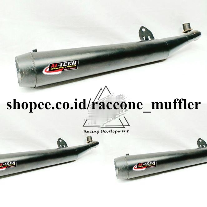 Knalpot FizR Racing Aitech Bambu Full Black Suara Garing Mantap Terbaik Spesial Promo COD...