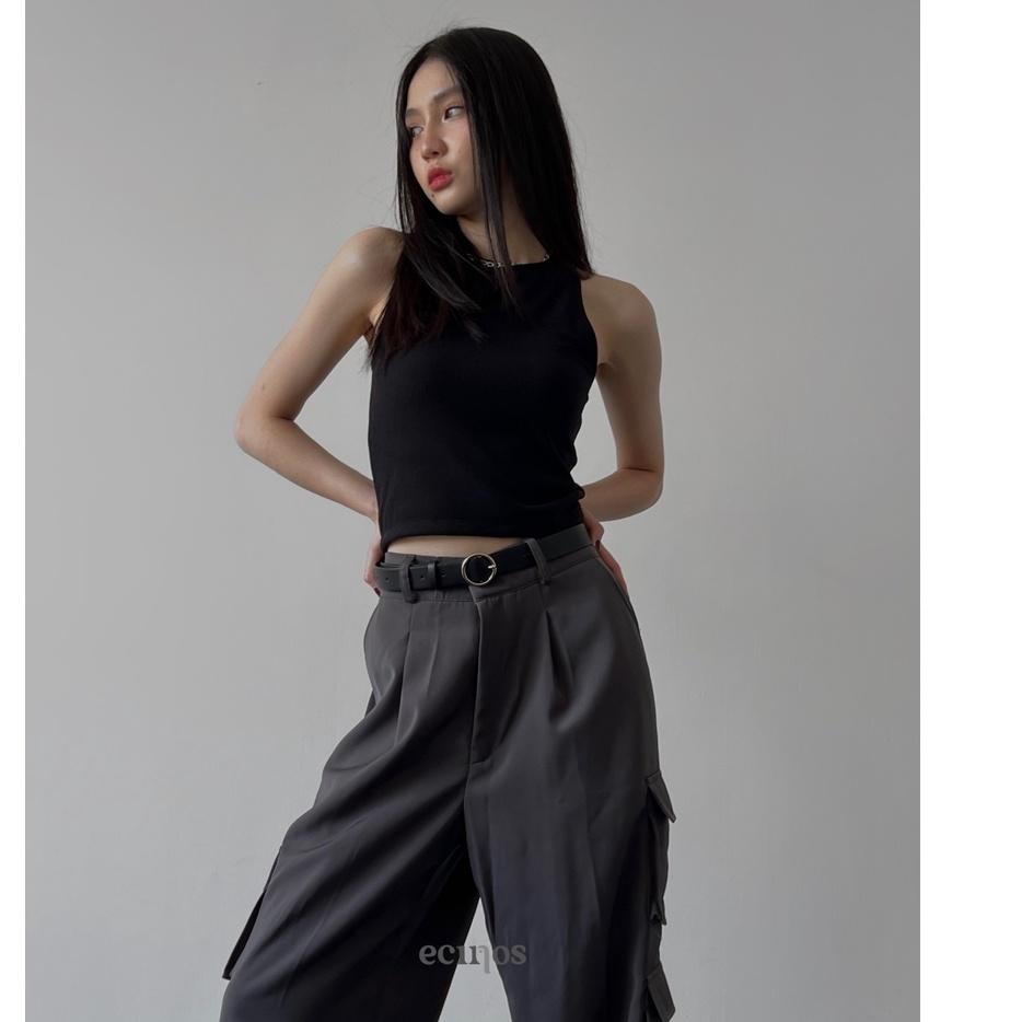 ☎ ECINOS - Racer Tank (Cropped) ➦