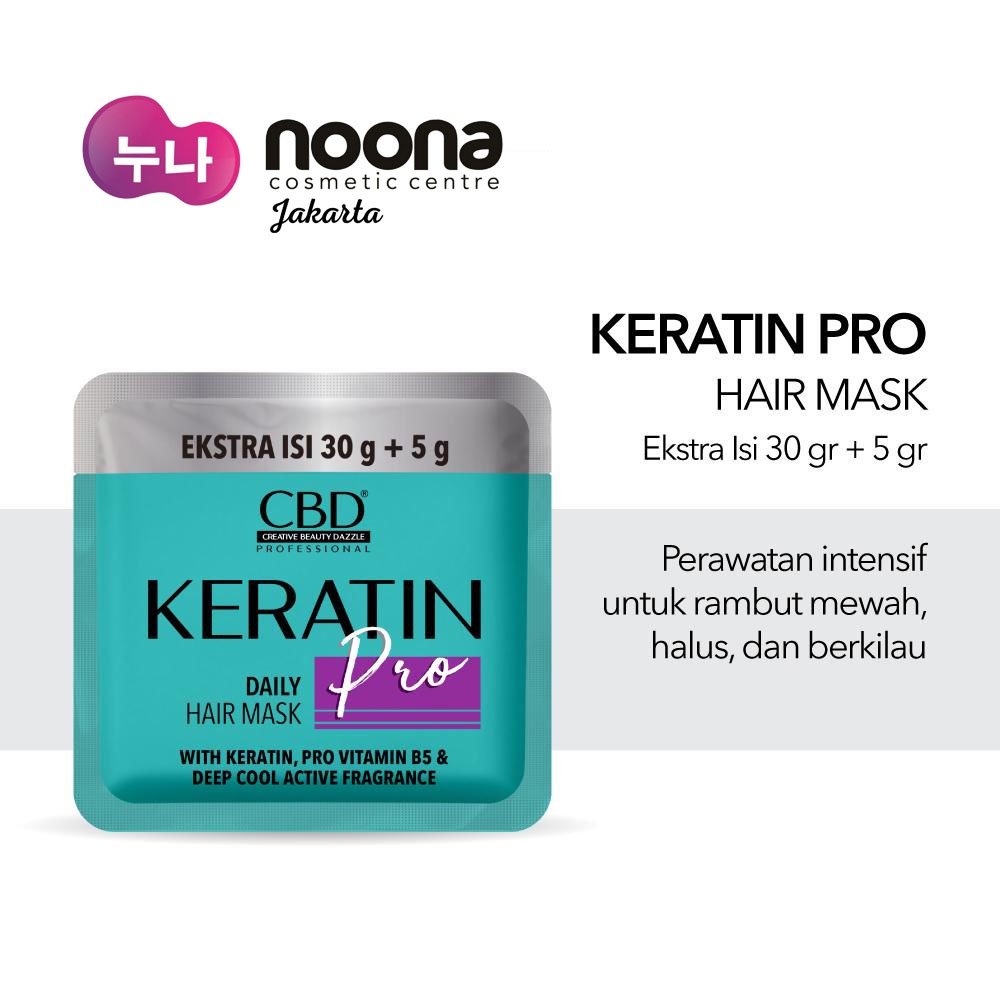 CBD DAILY HAIR MASK KERATIN PRO 30GR -NJ
