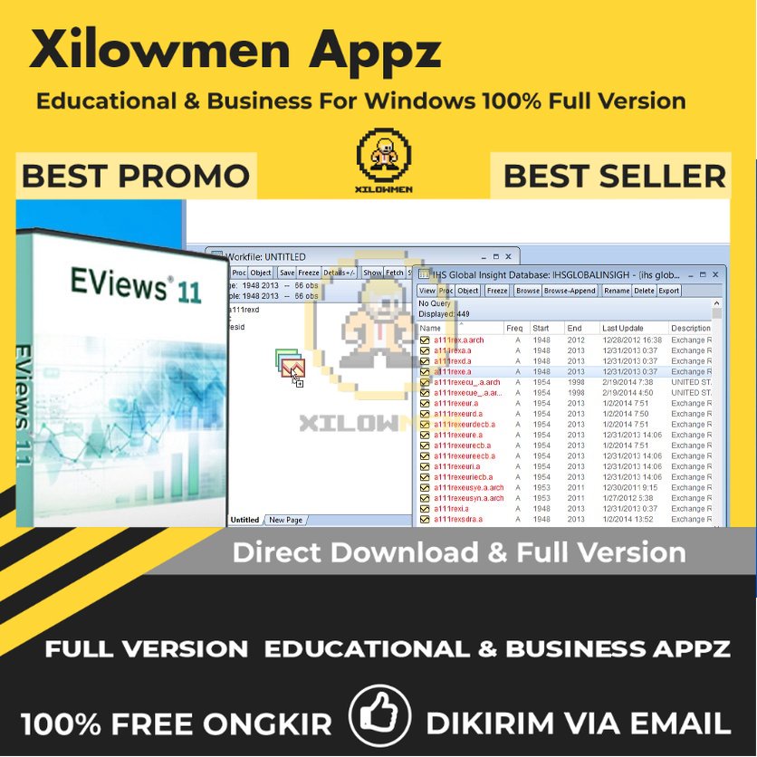 [Full Version] EViews Enterprise Pro Educational Business Lifetime Win OS