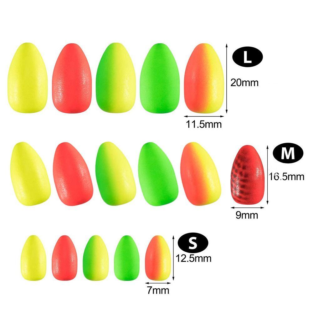 TOP 50pcs Foam Floats Ball new Stoppers Tali Pengikat Rig Bahan Kacang