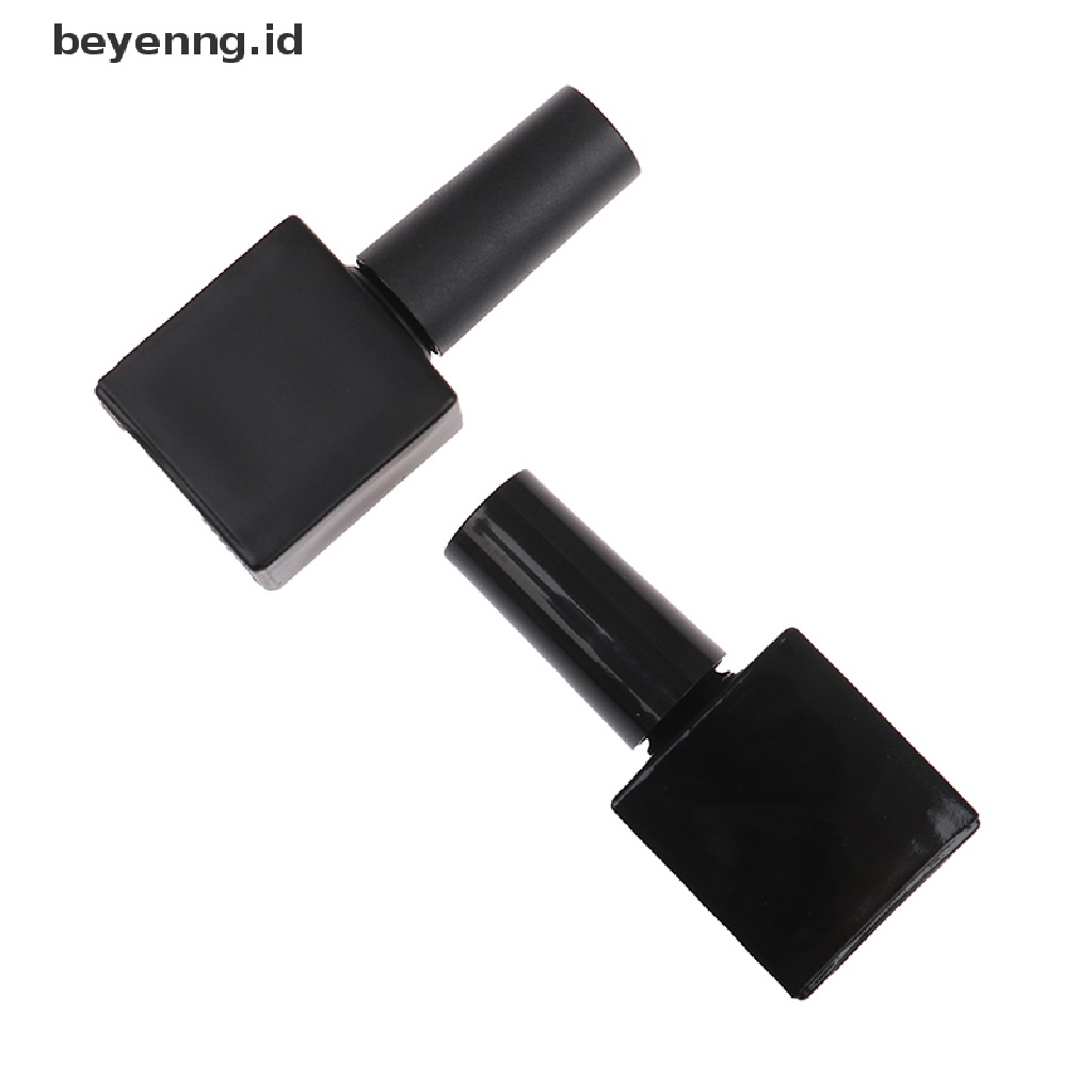 Beyen 1Pcs 10ml Botol Kaca Kutek Kosong Dengan Brush Wadah Gel Isi Ulang ID