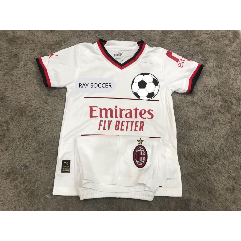 Jersey kids milan away 2022 2023 grade ori import