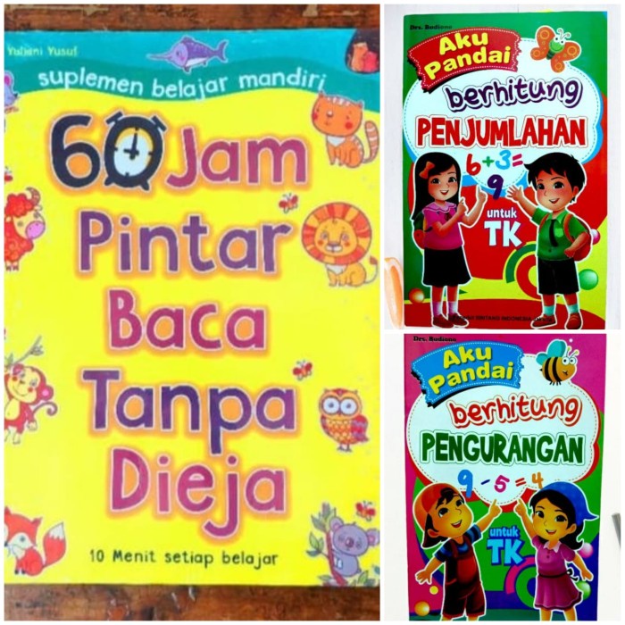 

Paket 3 Buku 60 Jam Pintar Baca Tanpa Dieja - Aku Pandai Berhitung