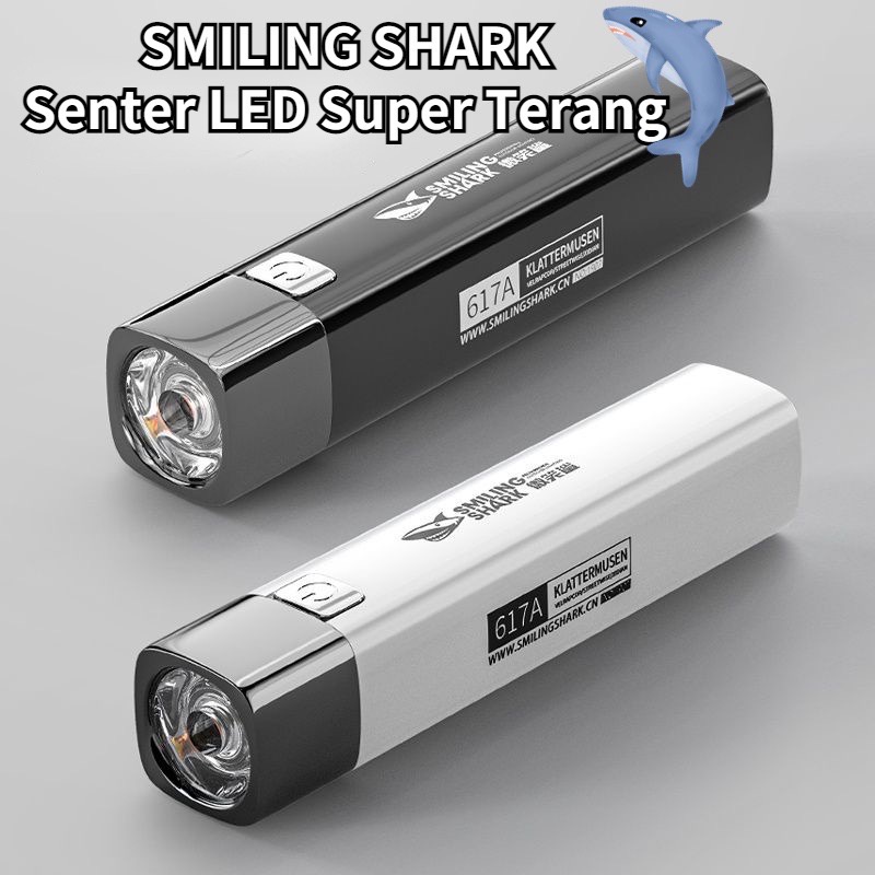 Senter LED Super Terang Baru Hingga 600 Meter (asli) Jarak Jauh Senter Polisi Set Lengkap Senter Polisi Khusus Pengisian USB mini 5W
