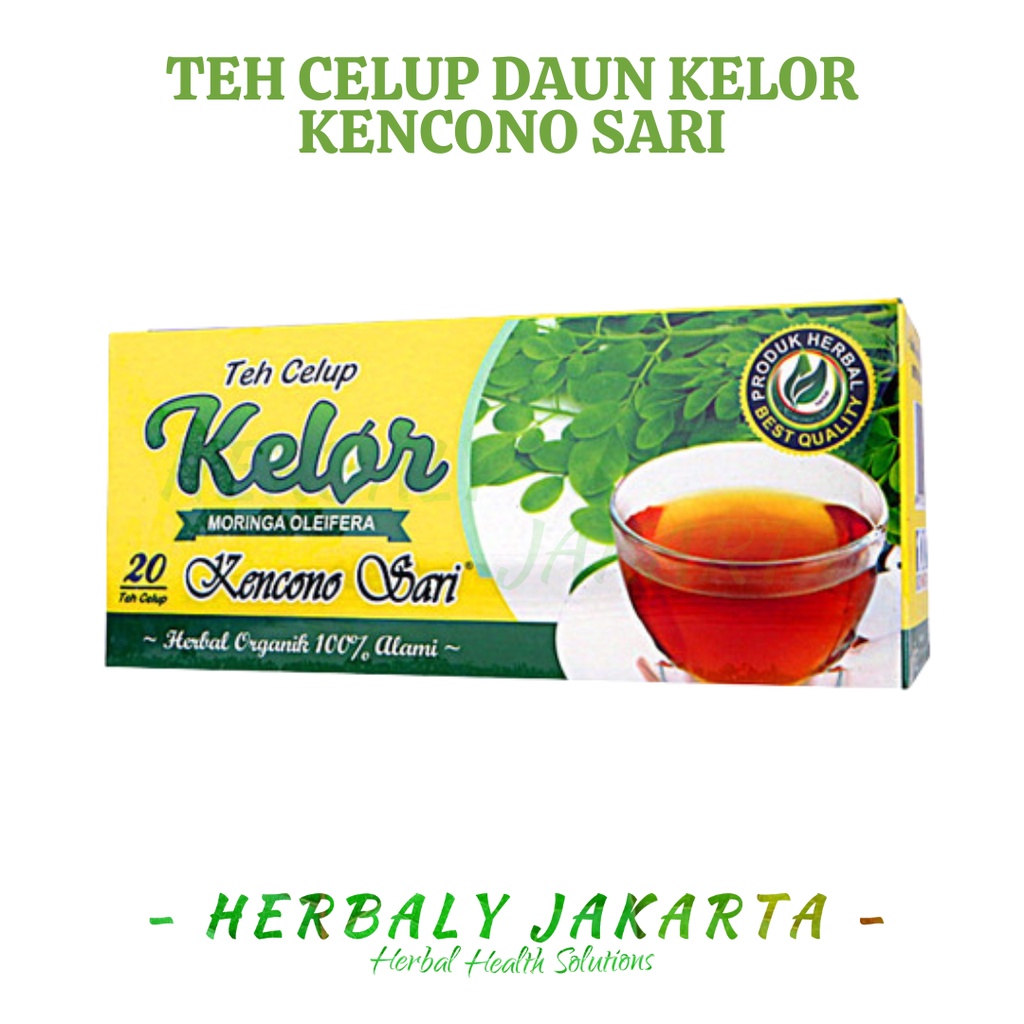 

Teh Celup Daun Kelor Moringa Oliefiera Kencono Sari 100% Original