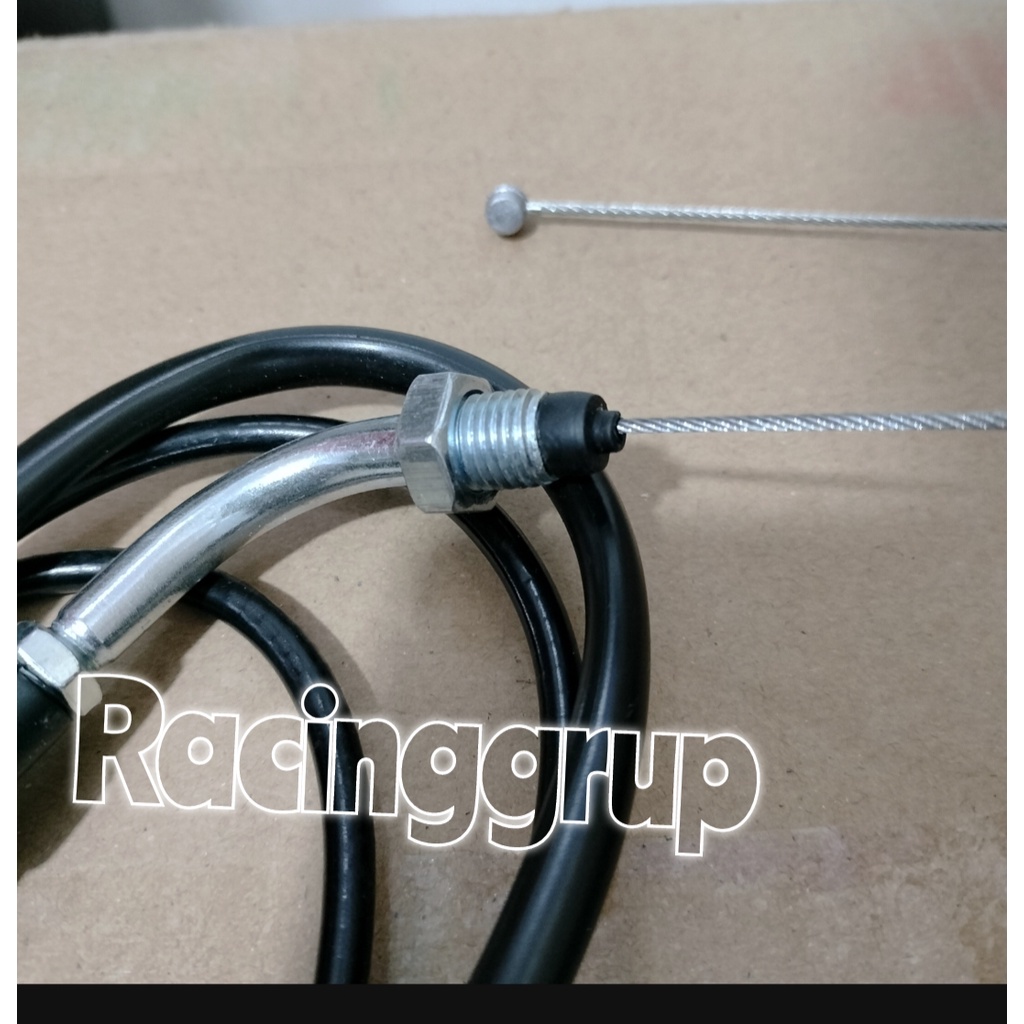 Kabel gas variasi hitam panjang 200cm matic dan non matic bebek dll