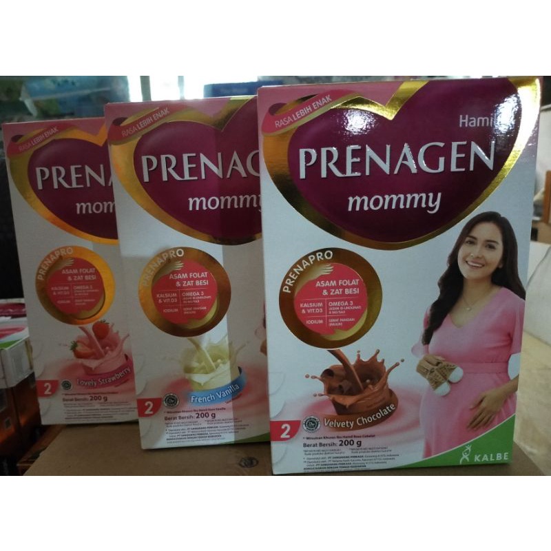 prenagen mommy velvety chocolate dan strawberry 200gr / susu ibu hamil