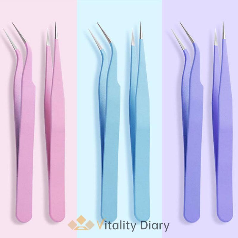

【COD❤️】Pinset Lengkung Gundam Stiker Scrapbook Tools Warna Pastel Lucu Tweezer Sticker Pinset-VDY