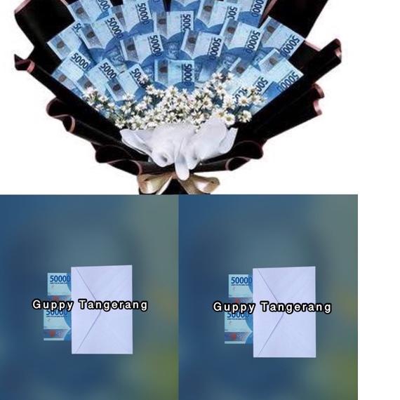 ➯ souvenir uang 50 ribu asli untuk mahar ☃