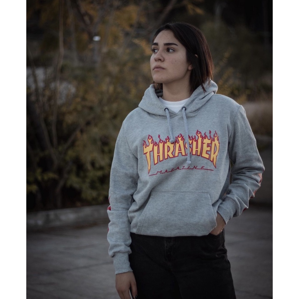 Jaket Sweater Hoodie Thrasher Magazine Premium