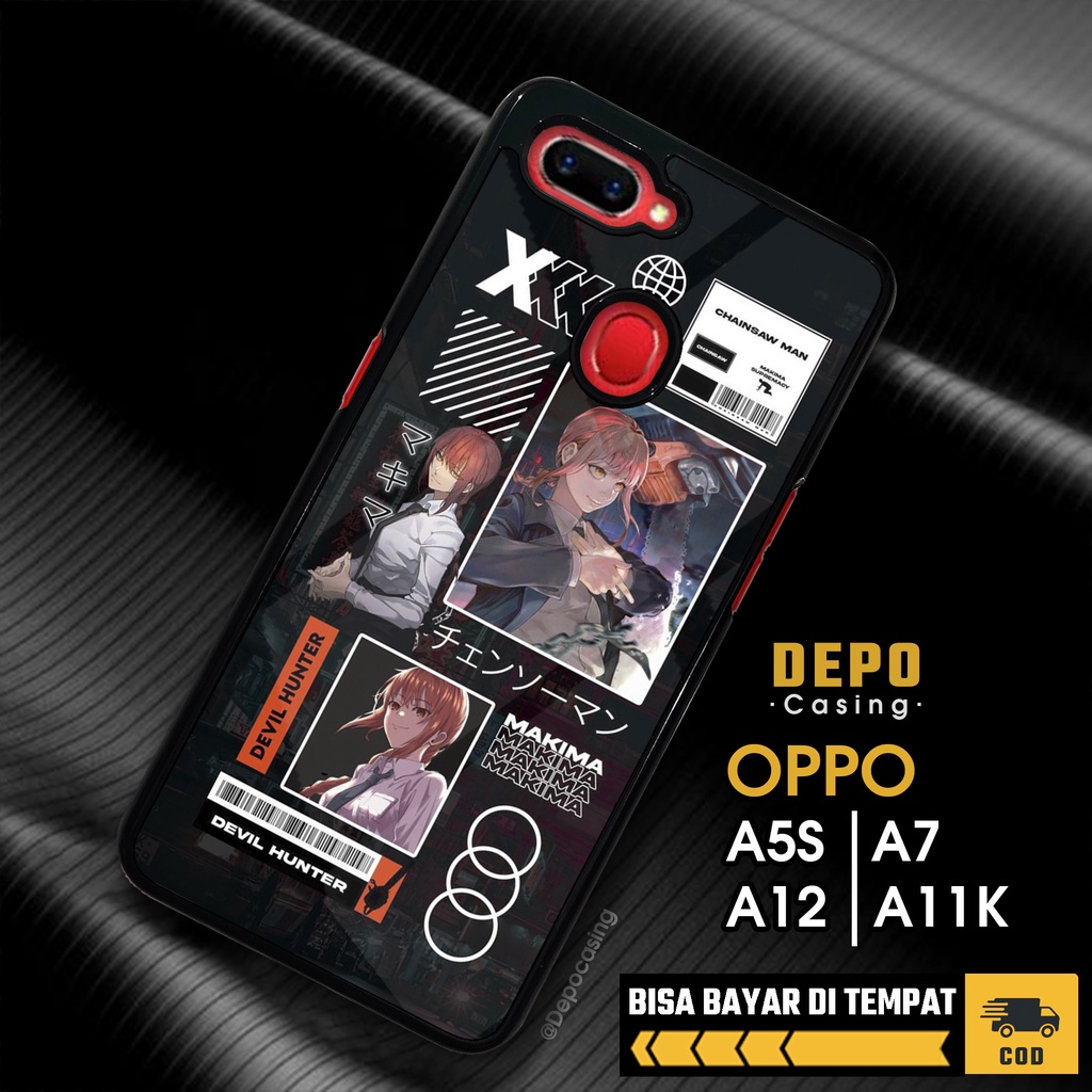 MAKMUR - Case Oppo A5S A7 A11K A12 Casing Oppo A5S A7 A11K A12 Depo Casing [CHSW] Case Glossy Case A