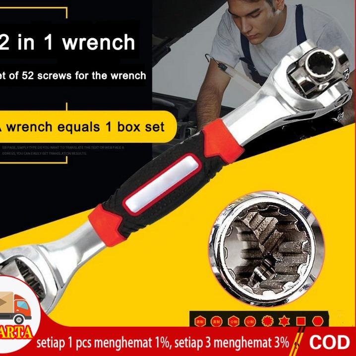 ✾ Tiger Wrench Kunci Pas 48 in 1 Universal Wrench Kunci Pas 48 in 1 Universal Wrench/Kunci Universal