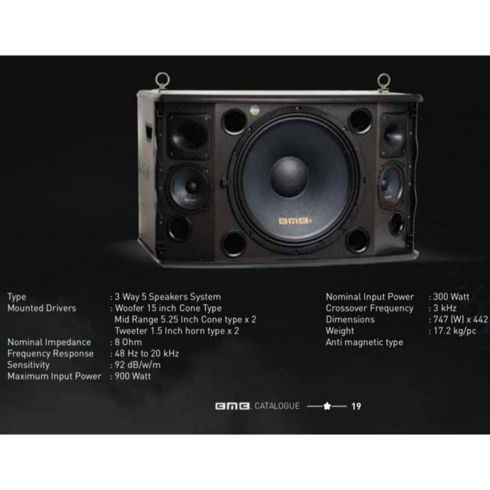 Speaker Karaoke BMB CS 660 V MKIII Original BMB 15 Inch