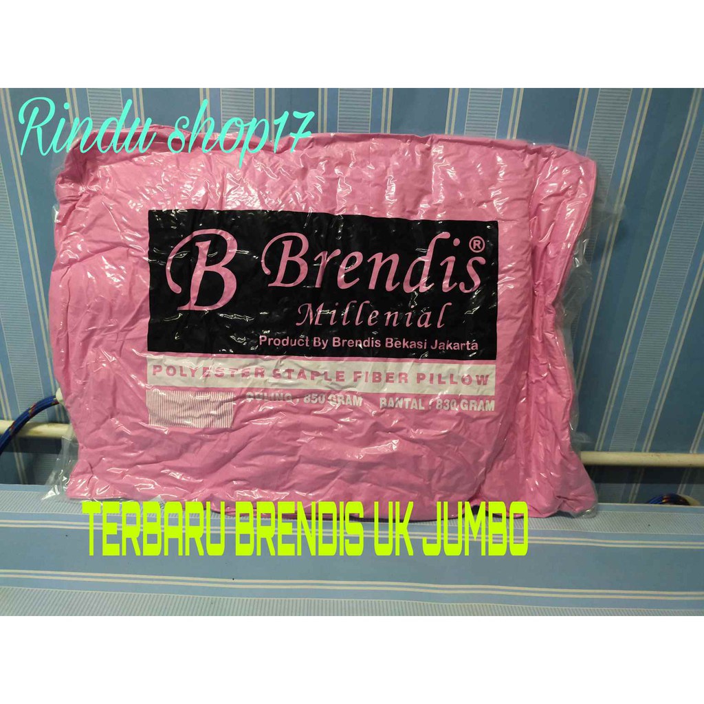 (RS)BANTAL BRENDIS MILLENIAL JUMBO 1 PCS BANTAL HOTEL EMPUK MEWAH ORIGINAL