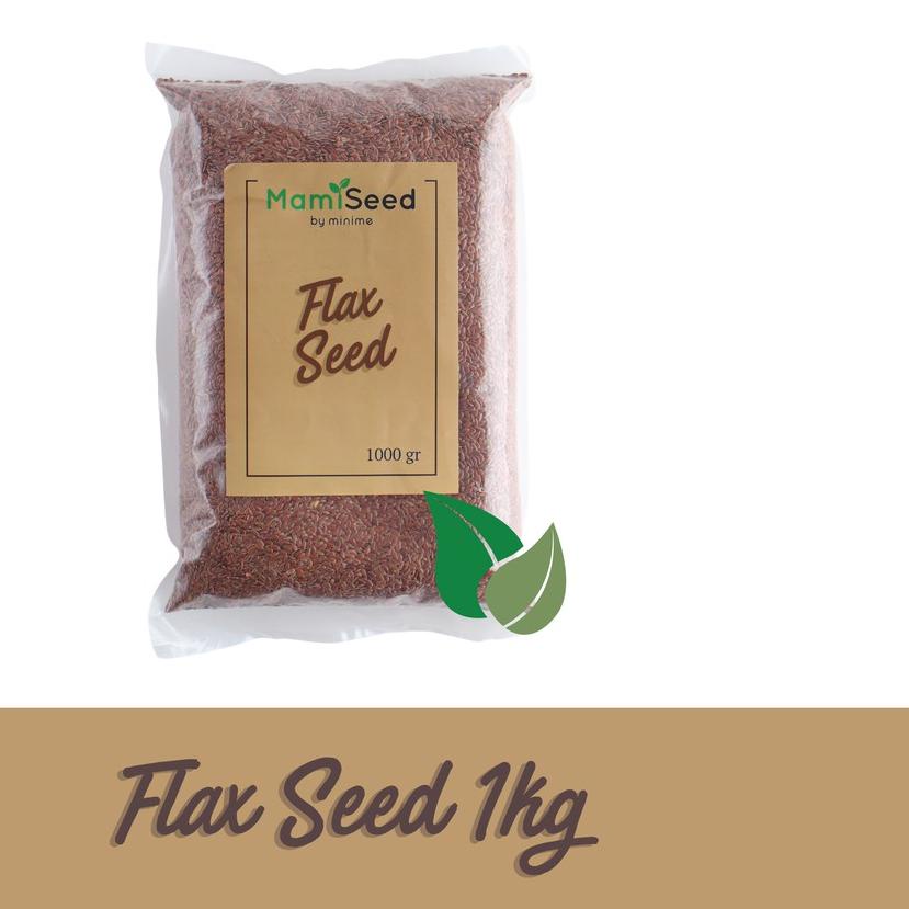 

♛ MAMISEED Flax Seed 1kg - Biji Rami Flaxseed ✪
