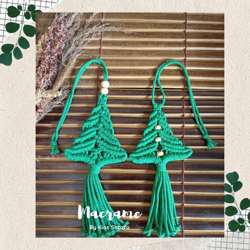 Macrame Pohon/Gantungan Spion Mobil/Tas