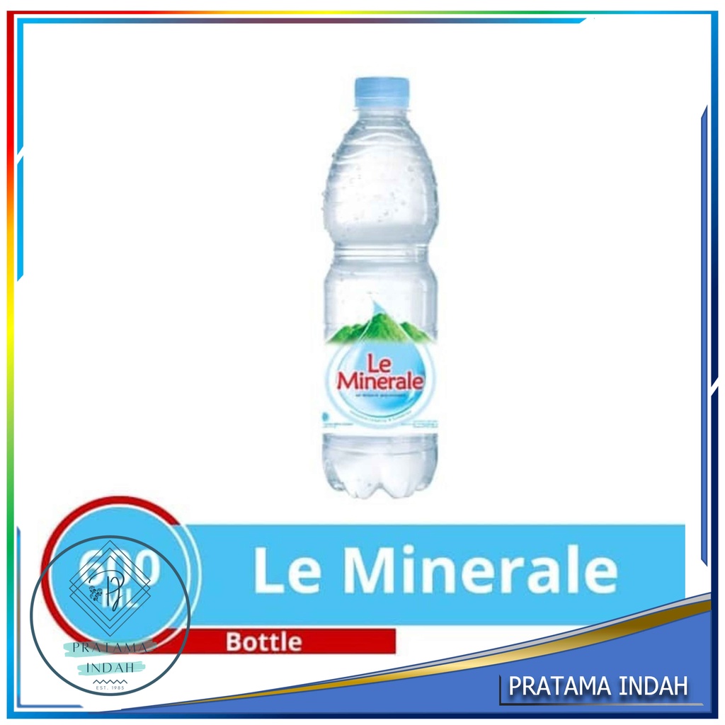 

AIR MINUM BOTOL LE MINERALE 600 ML (KECIL) 1 PCS (GROSIR & ECERAN).