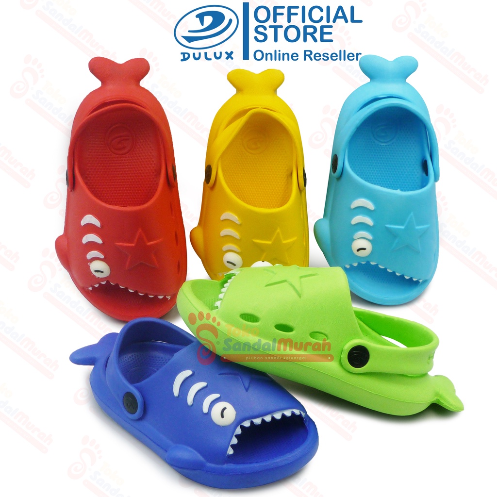 Toko Sendal Murah - Sandal Anak Unik Uk 20-25/ Sandal Anak Karakter Ikan / Sandal Anak Empuk / Sandal Anak Rumahan / Sandal Anak Bermain / Sandal Anak Slop Anti Slip / [Toko Sendal Murah Kids M 371 E ]