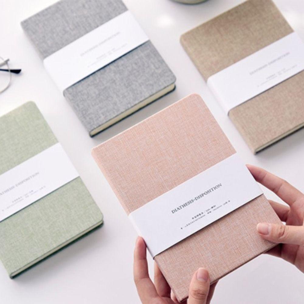 LANFY Notebook Bisnis 4warna Siswa Perencana Mingguan Bulanan Buku Agenda Buku Organizer Penebalan Memo Notepad