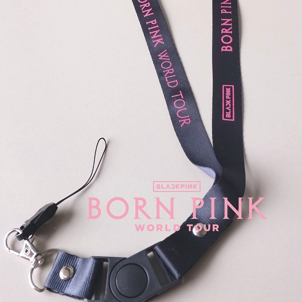 LANYARD BLACKPINK BORN PINK WORLD TOUR GANTUNGAN ID CARD STRAP HP