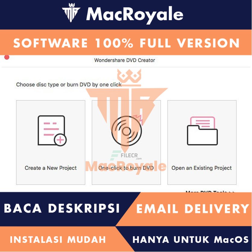 [MacOS] Wondershare DVD Creator Full Version Lifetime Full Garansi