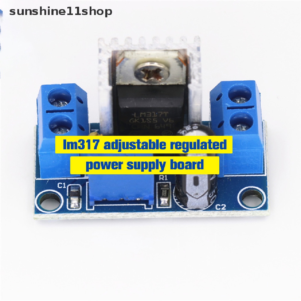 Sho LM317 Adjustable Voltage Linear Regulator Power Supply LM317 DC-DC 4.2-40V Ke 1.2-37V Step Down Buck Converter Board Module N