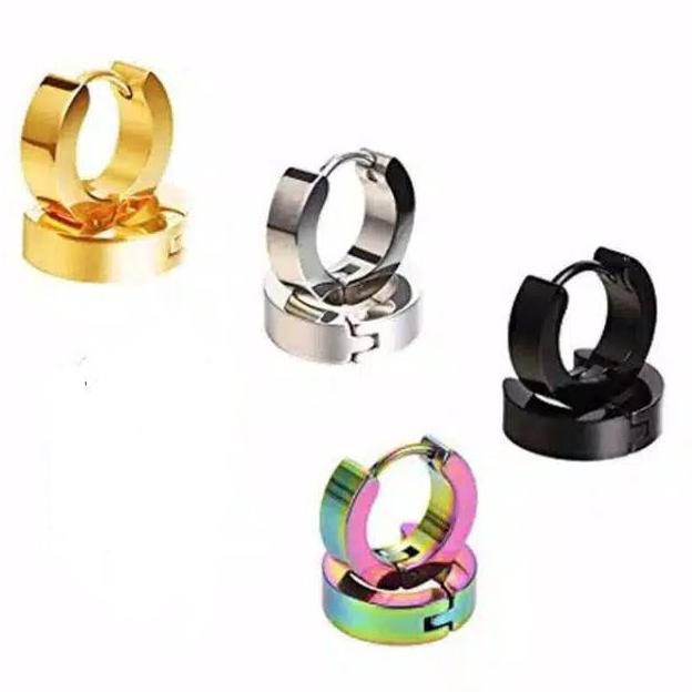 J38 1 Pair (Pasang) Anting Tindik Pria TREND TERKINI ↸