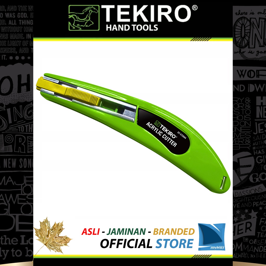 

Pisau Akrilik Khusus Pemotong Acrylic Sangat Tajam Dan Kuat - Acrylic Cutter Ct2063 Tekiro