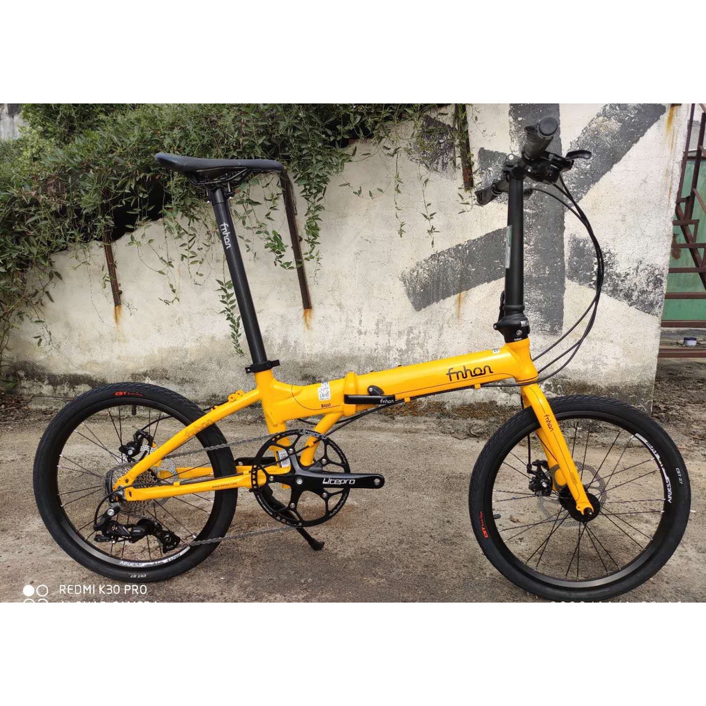 20 Inch FOLDING BIKE FNHON STORM DISC BRAKE Sepeda Lipat