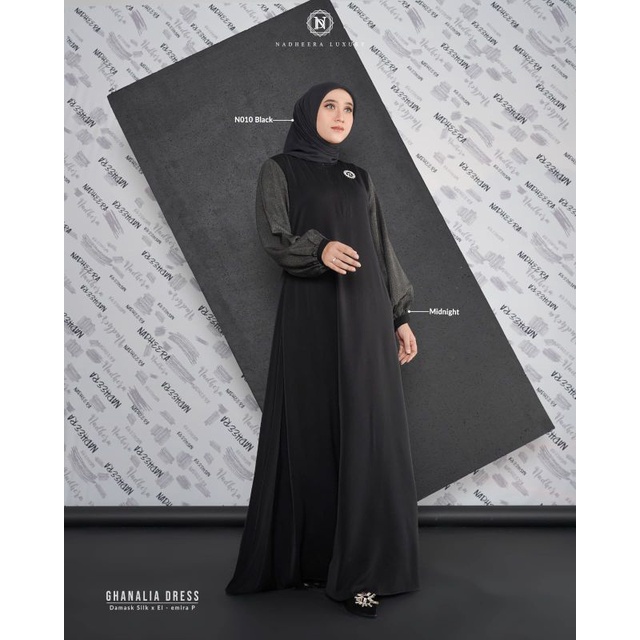 Ghanalia Dress by Nadheera Luxury l Dress Cantik l Dress Kekinian I Baju Kondangan