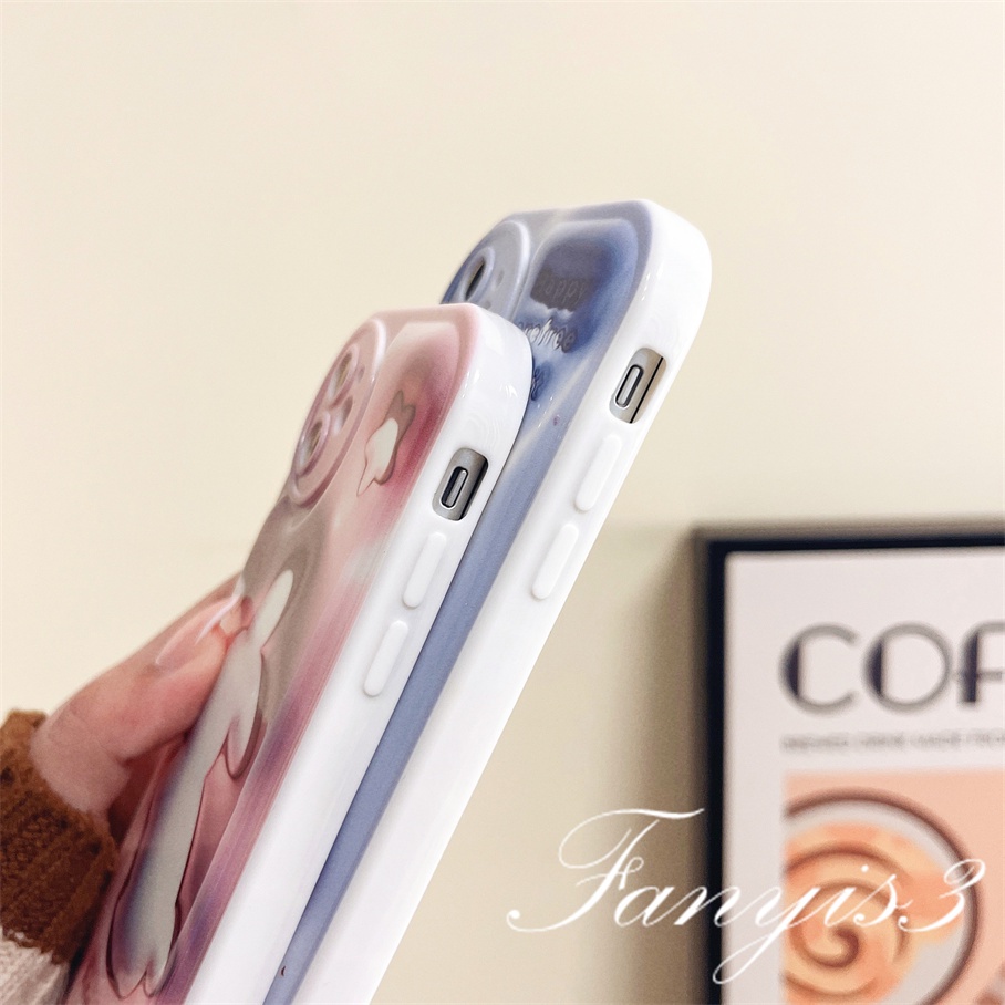 Redmi A1 10C 10A 10 9 9A 9C 9T Note 11 Pro+ 11s 11 10s 10 9s 9 8 Pro Poco X4Pro X3Pro Mi 11 Lite 11T 10TPro 12Pro Rabbit 3D Vision Phone Case TPU Soft Protective Cover