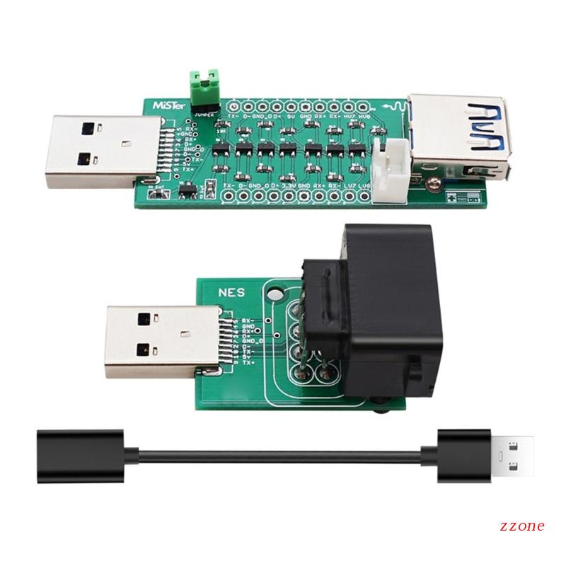 Zzz USB3.0 SNAC Controller Adapter Conveter Untuk DE10-Nano MiSTerFPGA Mister IO Board SNES Aksesoris Gaming Dengan USB Co