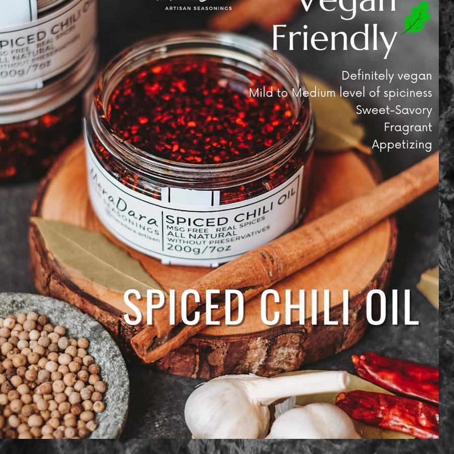 

♖ MERADARA Ebi/Spiced Chili Oil Dimsum Sambal Minyak Cabe Ebi/Original vegan friendly ☟