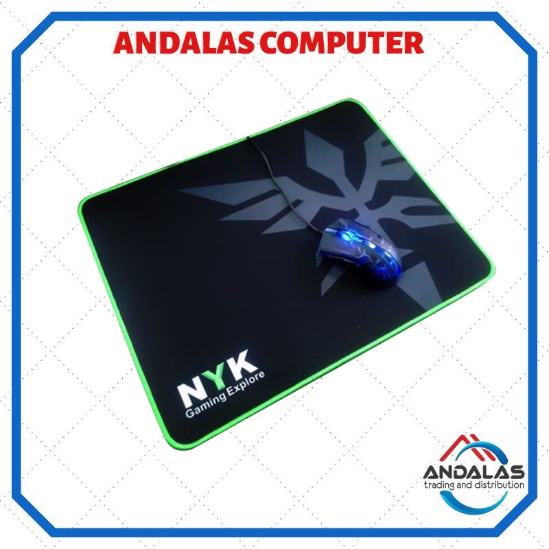 MOUSEPAD MOUSE PAD LAMBARAN MOUSE Gaming NYK MP-N02 BLACK