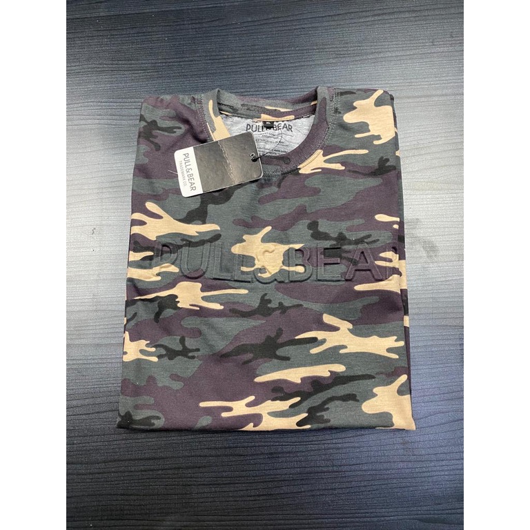 kaos embos loreng camo