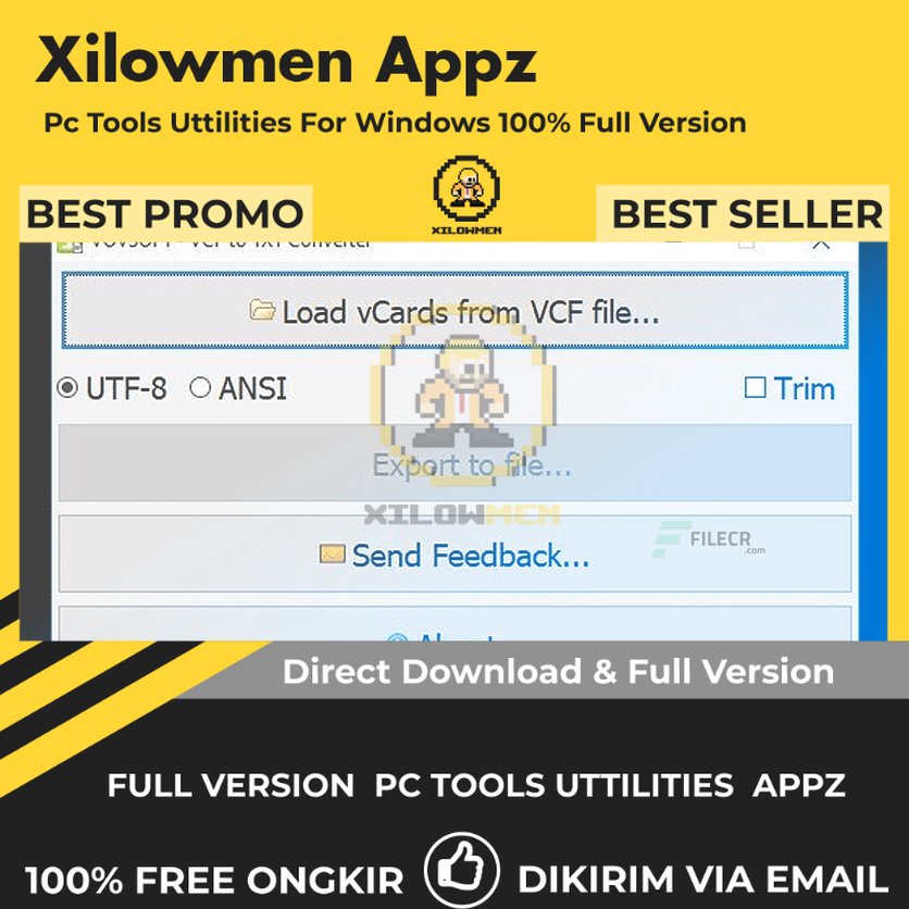 [Full Version] VovSoft VCF to TXT Converter Pro PC Tools Software Utilities Lifetime Win OS