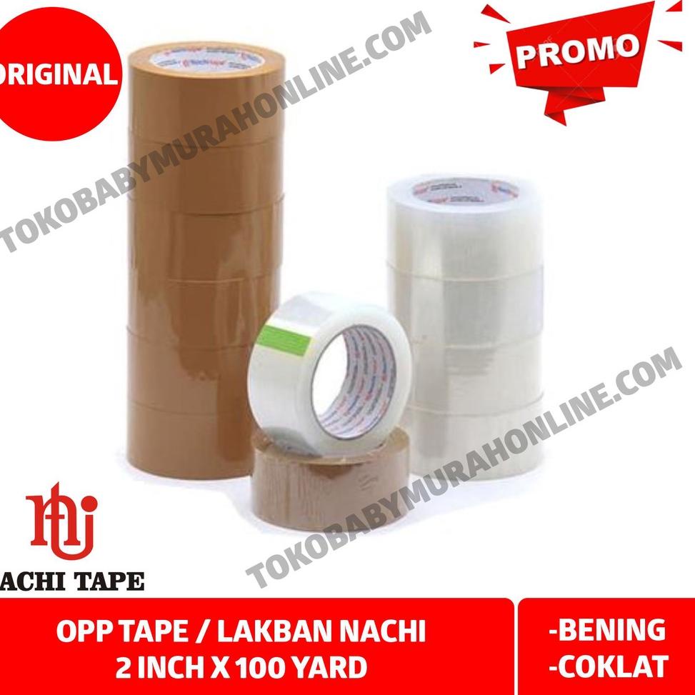 

V77 LAKBAN NACHI 2" x 100 yard / OPP TAPE NACHI 2 INCH ECER TREND KEKINIAN ケ