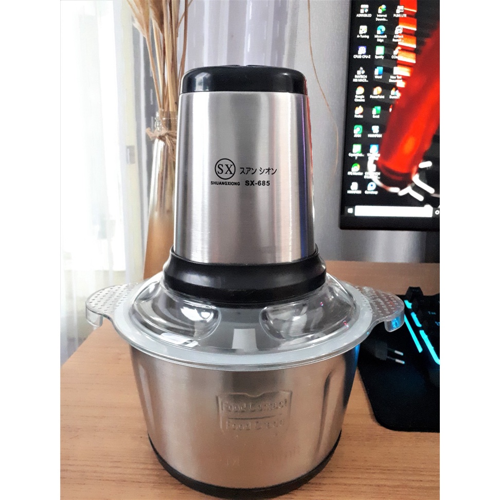 Blender Daging Stainless Steel Chooper SX-685 Penggiling Daging Coper Belum Ada Penilaian 0 Ter murah