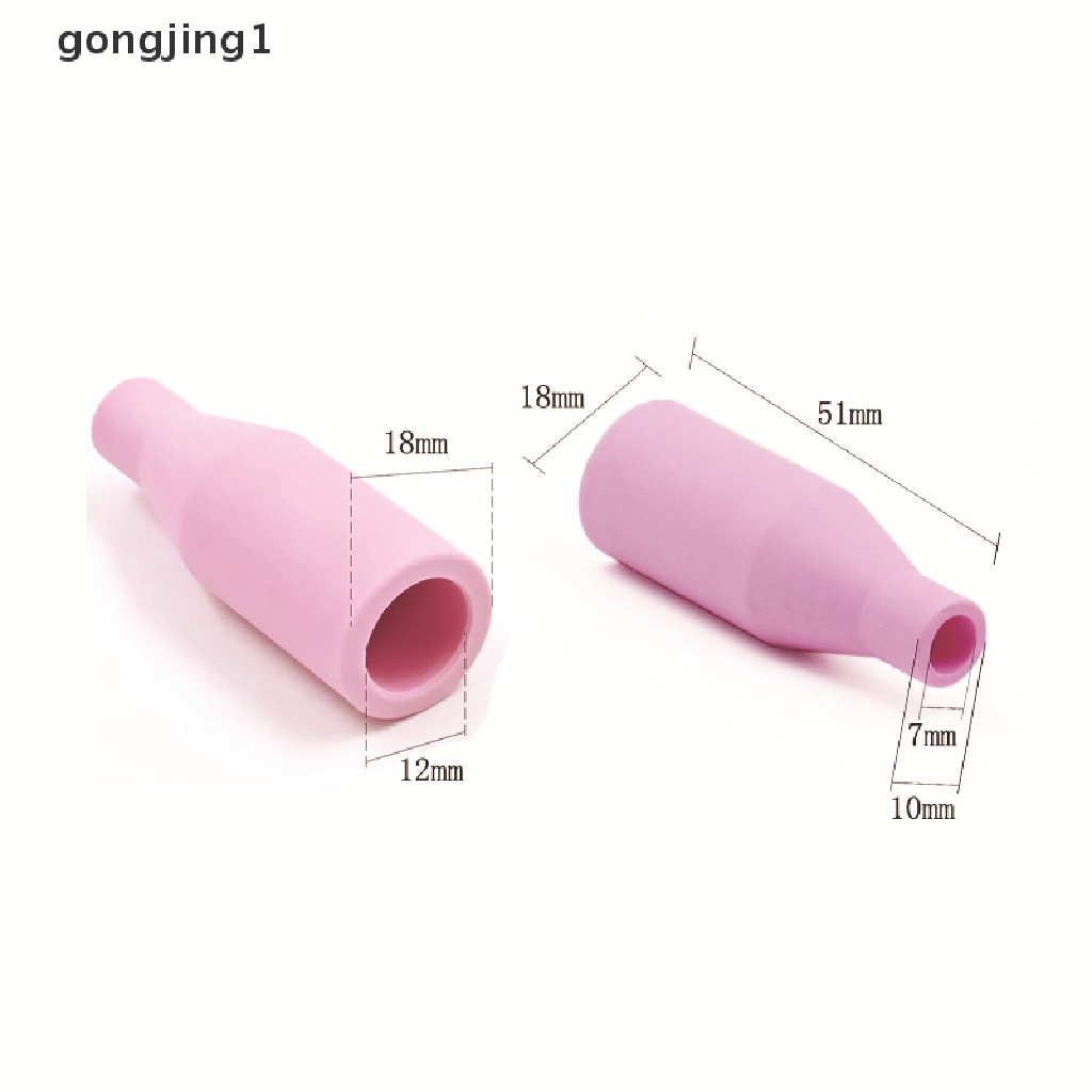 GGG 5Pcs MB15AK MIG / MAG Gas Ceramic Nozzle Welding Gun Torch Tip Nozzle Shield Cup ID