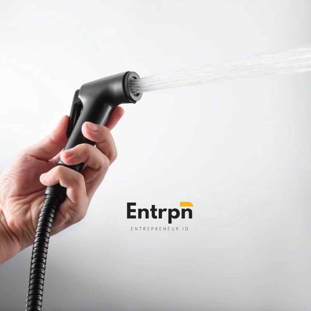 COD Bidet Jet Shower Kamar Mandi Aliran Kencang Merk Isco Warna HItam Merk Isco