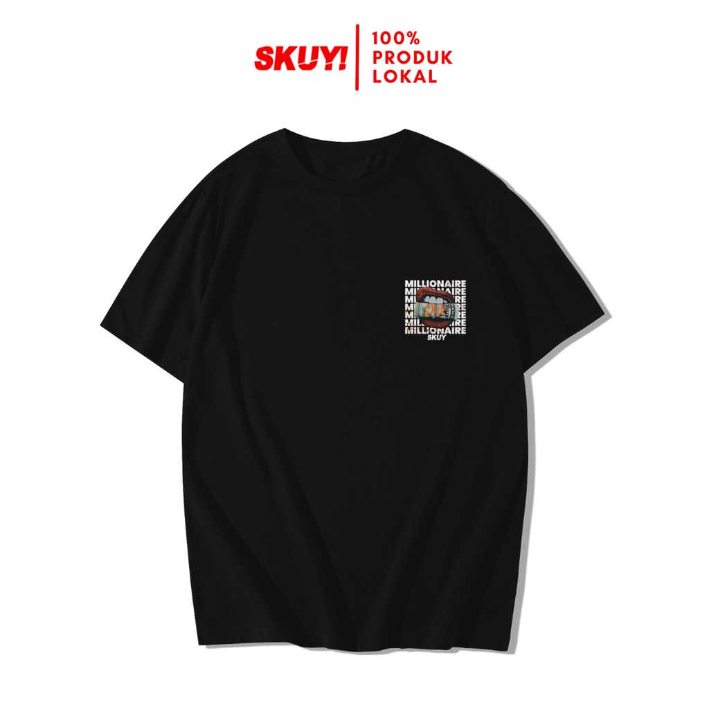 Skuy Kaos Dewasa Hitam Unisex | Millionaire SKY187