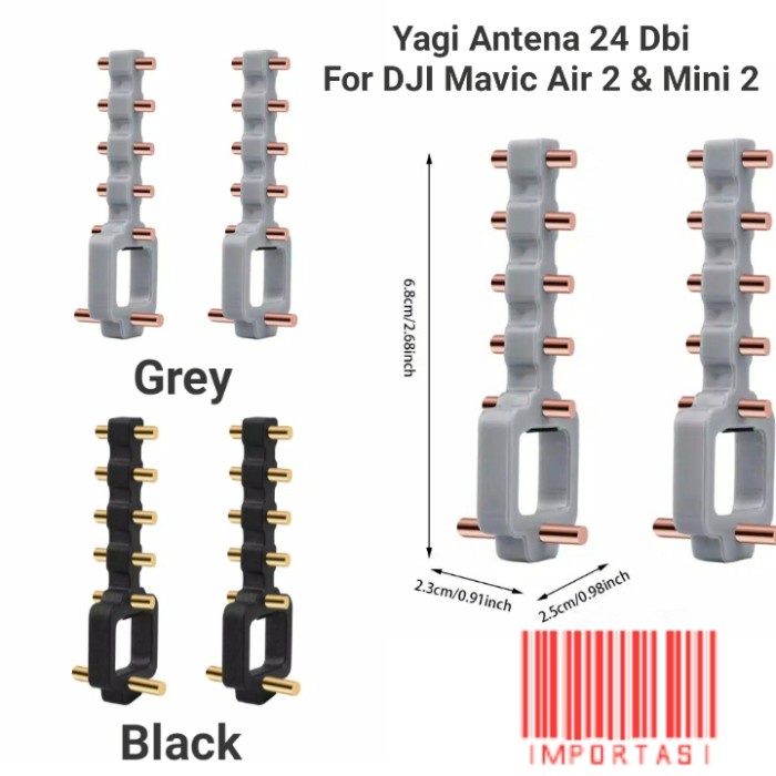 DJI Mavic Mini 2 Yagi Uda Antena Remote Signal Booster Penguat