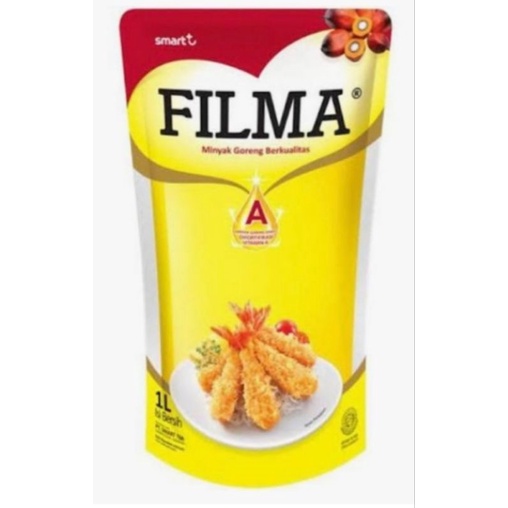 

Minyak goreng FILMA 1 liter ( kemasan refill)
