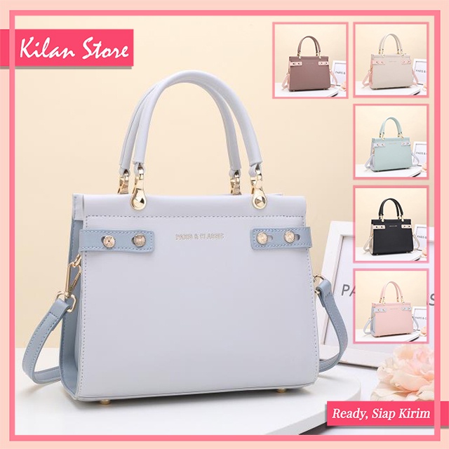 Tas Wanita Humaira 221261 - Hand Bag Import Paris & Classic 3158 [Ukuran 24cm]